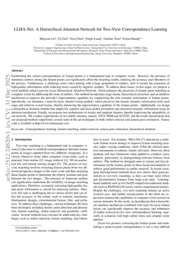 LLHA-Net: A Hierarchical Attention Network for Two-View Correspondence Learning