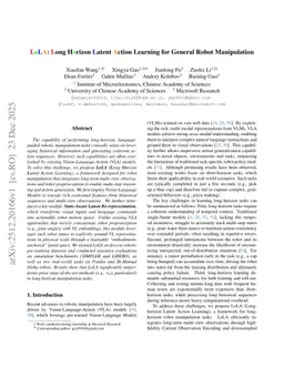 LoLA: Long Horizon Latent Action Learning for General Robot Manipulation
