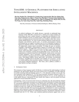 TongSIM: A General Platform for Simulating Intelligent Machines