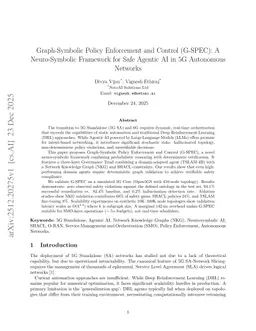 Graph-Symbolic Policy Enforcement and Control (G-SPEC): A Neuro-Symbolic Framework for Safe Agentic AI in 5G Autonomous Networks