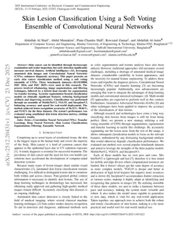 Skin Lesion Classification Using a Soft Voting Ensemble of Convolutional Neural Networks