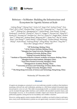 Bohrium + SciMaster: Building the Infrastructure and Ecosystem for Agentic Science at Scale