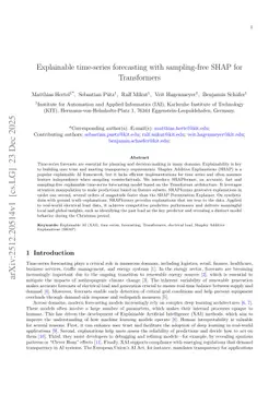 Explainable time-series forecasting with sampling-free SHAP for Transformers