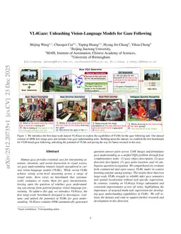 VL4Gaze: Unleashing Vision-Language Models for Gaze Following