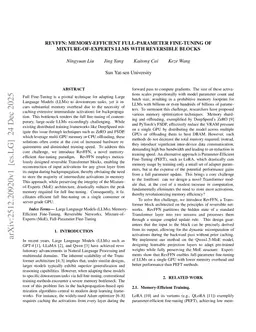 RevFFN: Memory-Efficient Full-Parameter Fine-Tuning of Mixture-of-Experts LLMs with Reversible Blocks