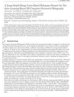 A Large-Depth-Range Layer-Based Hologram Dataset for Machine Learning-Based 3D Computer-Generated Holography