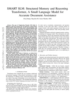 SMART SLM: Structured Memory and Reasoning Transformer, A Small Language Model for Accurate Document Assistance