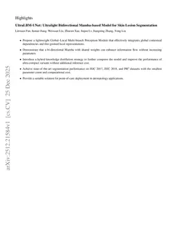 UltraLBM-UNet: Ultralight Bidirectional Mamba-based Model for Skin Lesion Segmentation