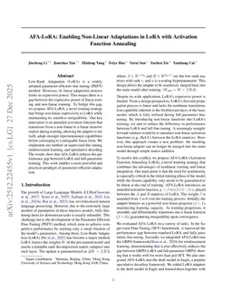 AFA-LoRA: Enabling Non-Linear Adaptations in LoRA with Activation Function Annealing