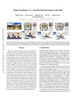 Depth Anything in $360^\circ$: Towards Scale Invariance in the Wild