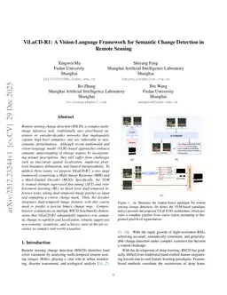 ViLaCD-R1: A Vision-Language Framework for Semantic Change Detection in Remote Sensing