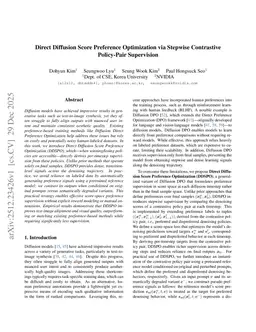 Direct Diffusion Score Preference Optimization via Stepwise Contrastive Policy-Pair Supervision