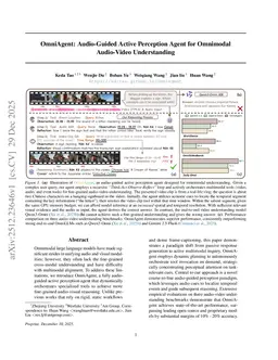 OmniAgent: Audio-Guided Active Perception Agent for Omnimodal Audio-Video Understanding