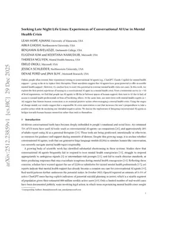 Seeking Late Night Life Lines: Experiences of Conversational AI Use in Mental Health Crisis