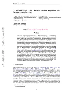 DARE: Diffusion Large Language Models Alignment and Reinforcement Executor