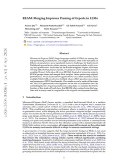 REAM: Merging Improves Pruning of Experts in LLMs