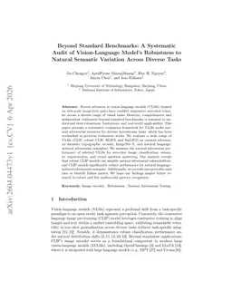 Beyond Standard Benchmarks: A Systematic Audit of Vision-Language Model's Robustness to Natural Semantic Variation Across Diverse Tasks