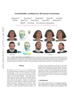 AvatarPointillist: AutoRegressive 4D Gaussian Avatarization