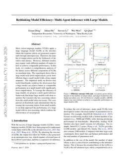 Rethinking Model Efficiency: Multi-Agent Inference with Large Models