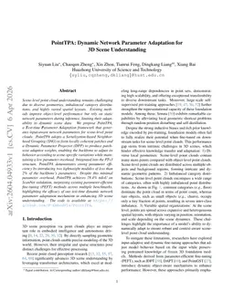 PointTPA: Dynamic Network Parameter Adaptation for 3D Scene Understanding