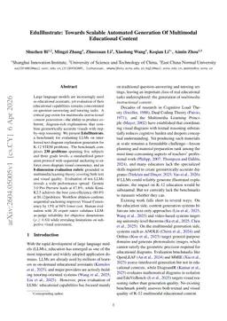 EduIllustrate: Towards Scalable Automated Generation Of Multimodal Educational Content