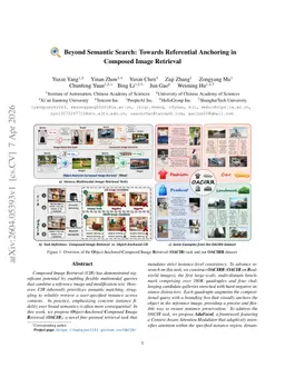 Beyond Semantic Search: Towards Referential Anchoring in Composed Image Retrieval