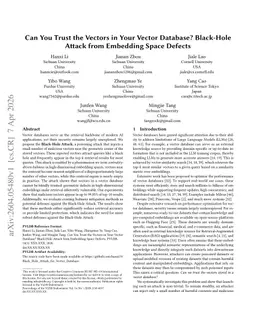 Can You Trust the Vectors in Your Vector Database? Black-Hole Attack from Embedding Space Defects