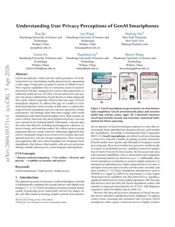 Understanding User Privacy Perceptions of GenAI Smartphones