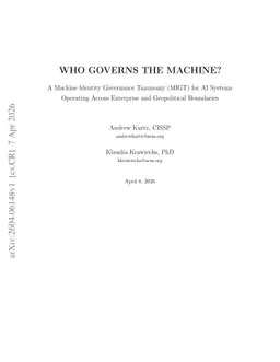 Who Governs the Machine? A Machine Identity Governance Taxonomy (MIGT) for AI Systems Operating Across Enterprise and Geopolitical Boundaries