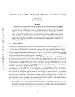 ODE-free Neural Flow Matching for One-Step Generative Modeling