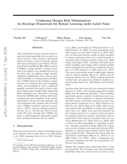 Conformal Margin Risk Minimization: An Envelope Framework for Robust Learning under Label Noise