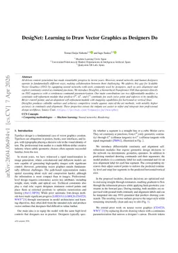 DesigNet: Learning to Draw Vector Graphics as Designers Do