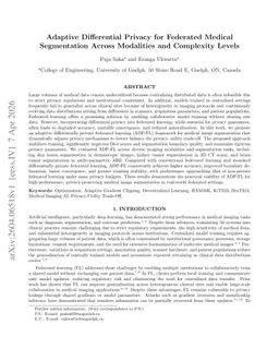 Adaptive Differential Privacy for Federated Medical Image Segmentation Across Diverse Modalities