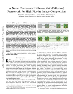 A Noise Constrained Diffusion (NC-Diffusion) Framework for High Fidelity Image Compression