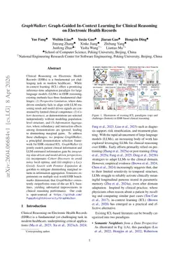 GraphWalker: Graph-Guided In-Context Learning for Clinical Reasoning on Electronic Health Records