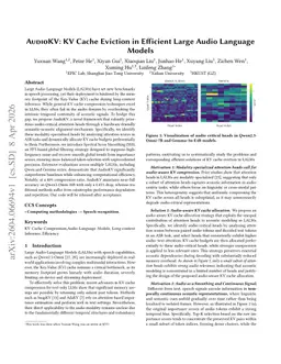 AudioKV: KV Cache Eviction in Efficient Large Audio Language Models