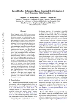 Beyond Surface Judgments: Human-Grounded Risk Evaluation of LLM-Generated Disinformation