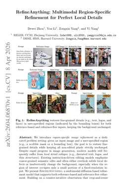 RefineAnything: Multimodal Region-Specific Refinement for Perfect Local Details