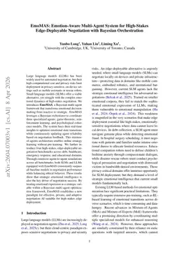 EmoMAS: Emotion-Aware Multi-Agent System for High-Stakes Edge-Deployable Negotiation with Bayesian Orchestration