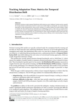 Tracking Adaptation Time: Metrics for Temporal Distribution Shift