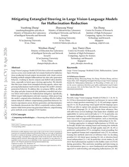 Mitigating Entangled Steering in Large Vision-Language Models for Hallucination Reduction