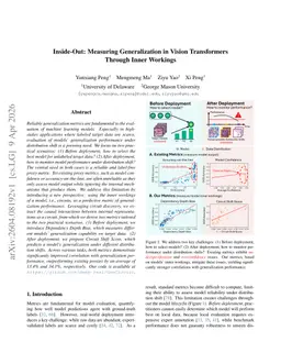 Inside-Out: Measuring Generalization in Vision Transformers Through Inner Workings