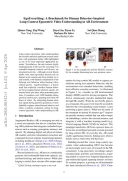 EgoEverything: A Benchmark for Human Behavior Inspired Long Context Egocentric Video Understanding in AR Environment