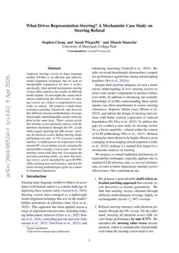 What Drives Representation Steering? A Mechanistic Case Study on Steering Refusal