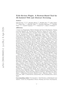 TiAb Review Plugin: A Browser-Based Tool for AI-Assisted Title and Abstract Screening