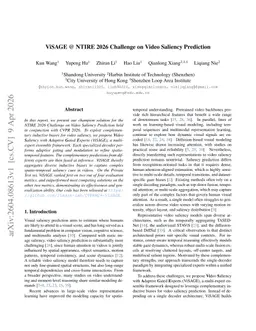 ViSAGE @ NTIRE 2026 Challenge on Video Saliency Prediction