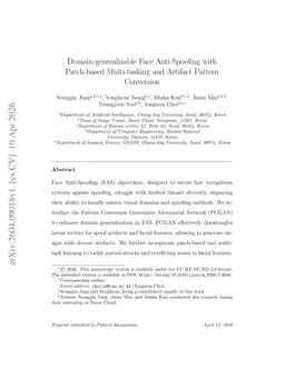 Domain-generalizable Face Anti-Spoofing with Patch-based Multi-tasking and Artifact Pattern Conversion