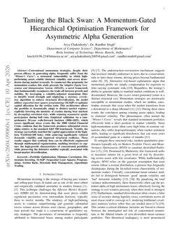 Taming the Black Swan: A Momentum-Gated Hierarchical Optimisation Framework for Asymmetric Alpha Generation