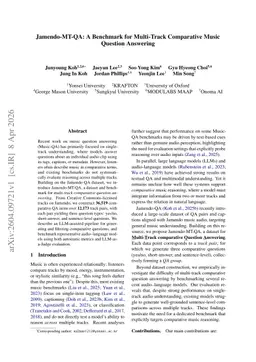 Jamendo-MT-QA: A Benchmark for Multi-Track Comparative Music Question Answering