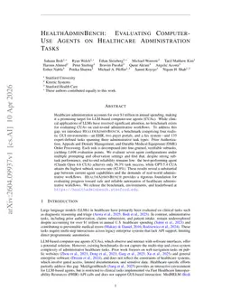 HealthAdminBench: Evaluating Computer-Use Agents on Healthcare Administration Tasks